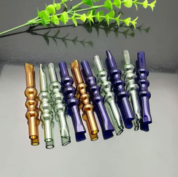 Continuous bubble glass suction nozzle Hot selling in Europe and Americaglass bubbler smoking pipe water bong