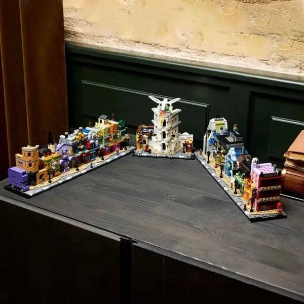 Build Block Set Build Block Set New Style Alley Brick Corner Shop Building Blocks Street View Construction Field Creative Brick brick Toys