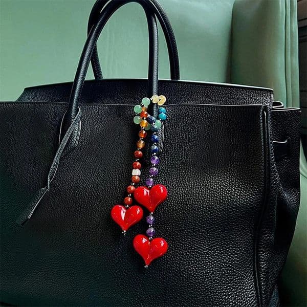 y Love Y2K Bag Packaging Accessories Love Bag Amulet Fashion Love Bead Chain Decoration Ornaments Womens Bag Ornaments 250707BJ