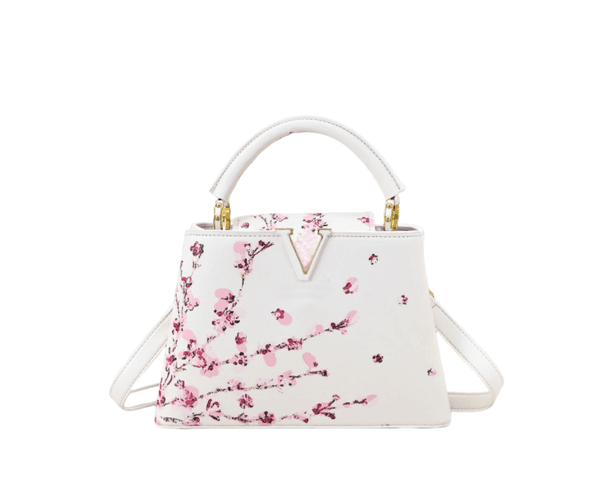 Takashi Murakami designer bag new fashion shoulder bag leather high bridge handbag luxury cherry blossom handbag cherry composite handbag