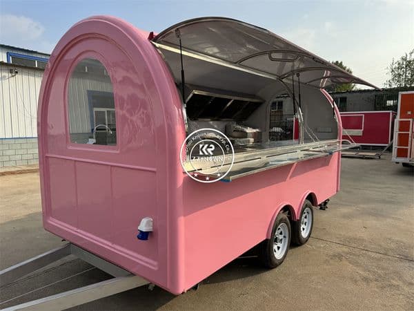Europe Standard Hot Dog Ice Cream Cart Mobile Snack Food Bbq Catering Trailer Customized Concession Food Truck For Sale