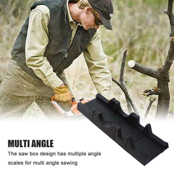 Multifunction 45/90 Degree Wood Cutting Clamping Miter Saw Box Woodworking Angle Cutting For Carpenter Gypsum Oblique Cutting