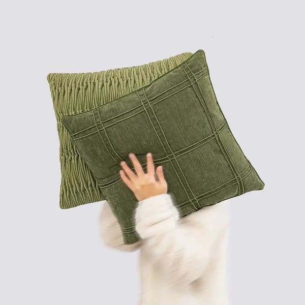 Blanket Modern Simple Luxurious and Green Style Home Sofa Pillows Cushions Soft Upholstered for Homestays 250711