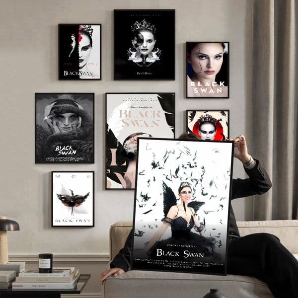Movie Black Swan Classic Anime Classic Vintage Posters Vintage Room Home Bar Cafe Decor Nordic Home Decor