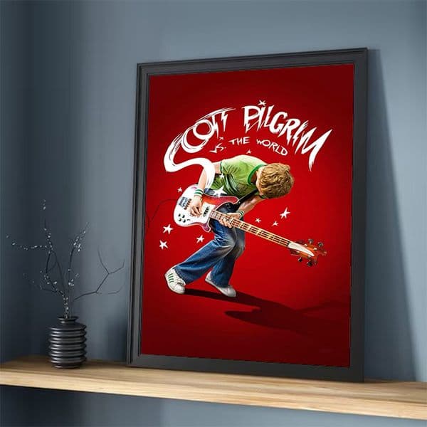 Decorative Wall Pictures Vintage Movie Scott Pilgrim Vs. The World Anime Vintage Posters Minimalist Aesthetic Room Decor Gift