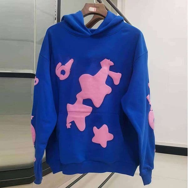 Spiderhoodie Designer Tracksuit Urban Mens Young Thug Cobweb Spyder Hood Letter Print Hip Hop Y2k Style Long Slve Couple Casual 5A Puff Print Pullover Sweatshirt 358
