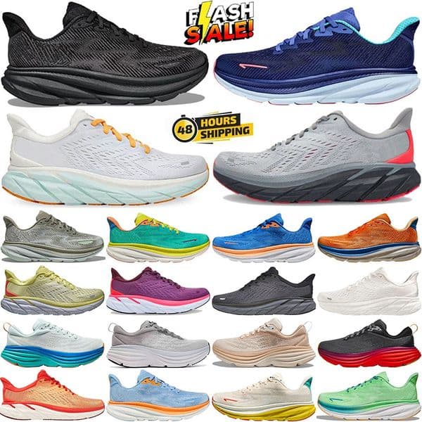 2025 Clifton 9 Casual Bondi 2 Cliftons Shoes Sports Harbor Mist Black White Carbon X 2 Free People Designer Athletic Bondis 8 Mens Women S s