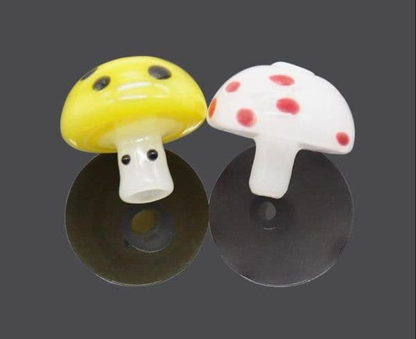 Cross-border hot selling creative mushroom moulding glass pipe holder glass pipe fittings