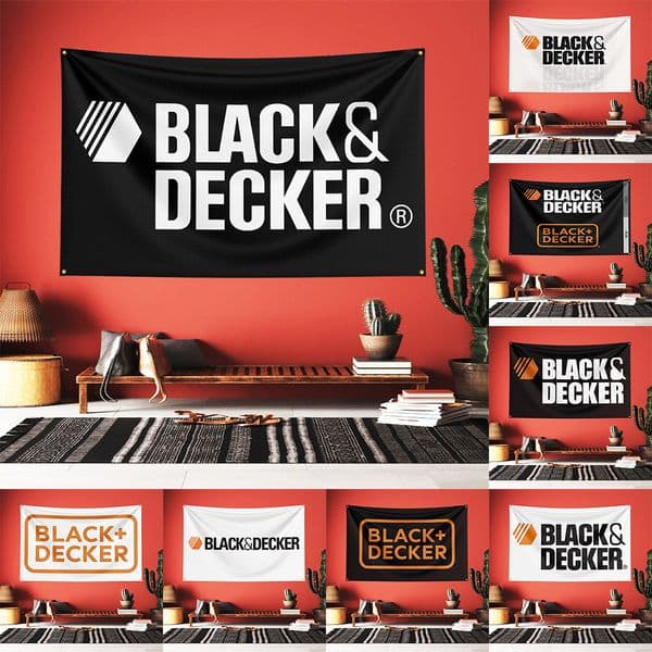3X5FT B-Black&Decikers Game Flag Banner Four Hole Polyester Outdoor Decoration Room Garage Garden