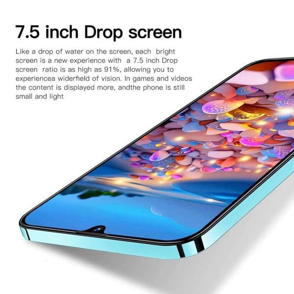 A2 I15 I16 5G Mobile Phone Reno9 Pro Android Smartphone 6.8inch HD Large Screen 2+16G thumbnail 2