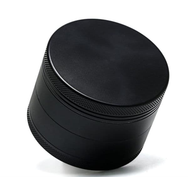 Smoking Pipes Black ceramic smoke grinder, washable, edible, and non stick with four layers