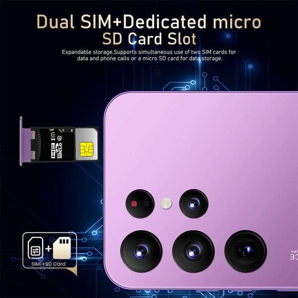 A2 I15 I16 5G S23 Ultra 6.8inch Large Screen 16+1TB Android Smartphone thumbnail 2