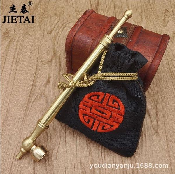 Smoking Pipes Metal pure copper detachable cleaning cigarette bag pot circulating filter element coarse smoke rod