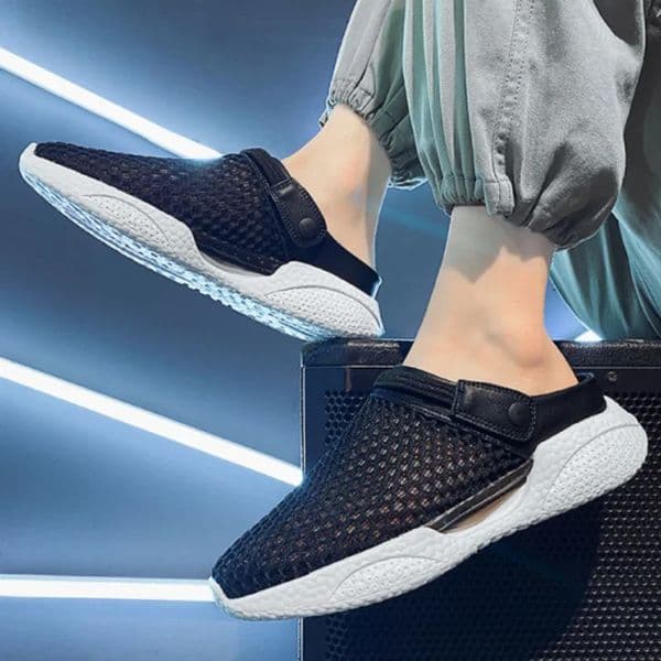 Slippers for Men Platform Hole Outdoor Sandals Man Summer Sale Adult Eva Elegant Pvc Liquidation Fun Shoes 250704BJ