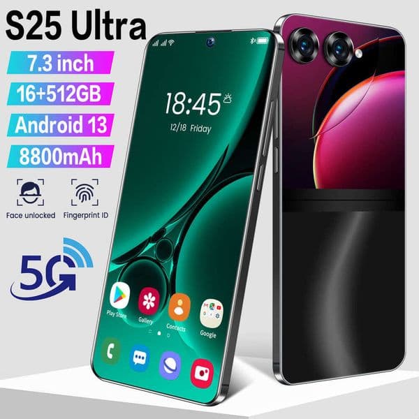 A2 I15 I16 5G Mobile Phone S25 Ultra+ Android 16+512G Smartphone Ozon