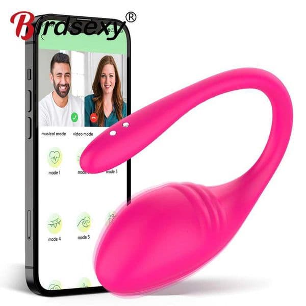 App Vibrators for Women Long Distance Bluetooth G Spot Dildo Wear Vibrating Egg Female Vaginal Ball Panties Sex Toys for Couples W250712