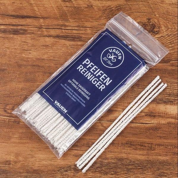 Smoking Pipes 80 pieces of white cotton for pipe and cigarette holder cleaning tools, accessories, and cigarette sets