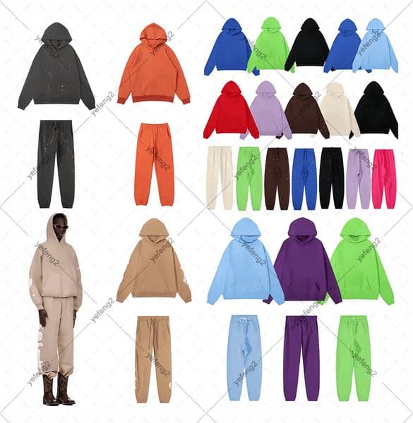 Men designer hoodie Young Thug Foam Print Web Graphic Sweatshirts Pullovers us size S-XL Designer Hoody Tracksuit