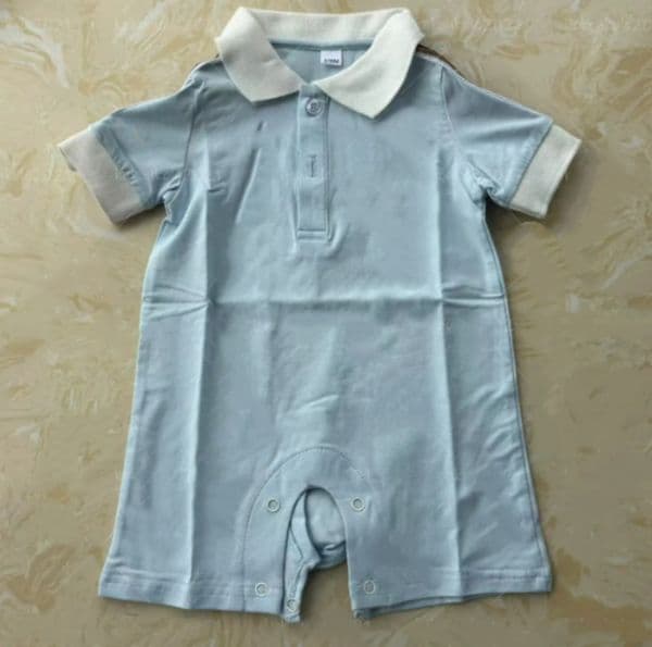 Fashion Luxury Summer kids Clothing Sets Newborn Baby Rompers Girls Boy Short Sleeve Cotton Clothes Designer Brand Letter Print Infant Romper Children Pajamas