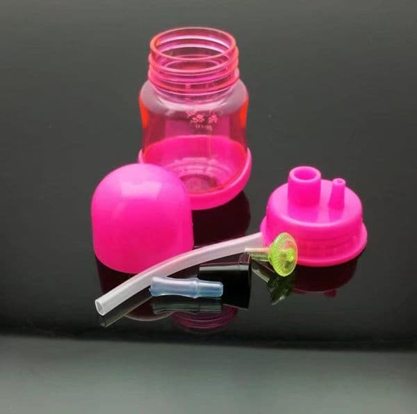 Glass Smoking Pipes Manufacture Hand-blown bongs Colored plastic milk bottle kettle