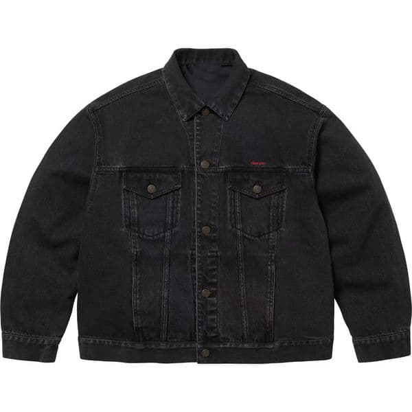 2026 new DENIM TRUCKER et Heavy Embroidery Casual Coat for Fall and Winter Long Sleeve Daily Wear free shipping