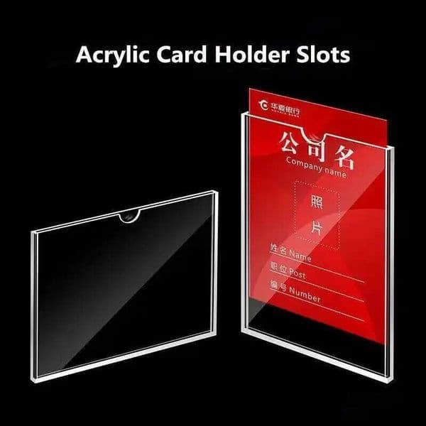 8.5x11inches Acrylic Clear Picture Photo Display Frame A4 Poster Frames Plastic Sign Flyer Paper Document Holder Display Slots