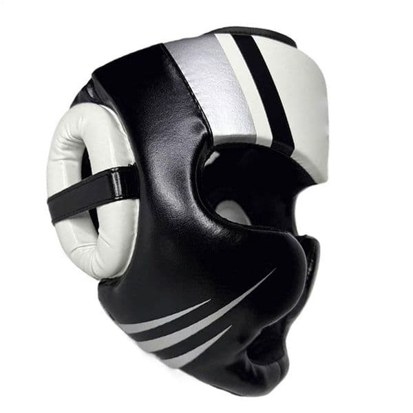 Headgear Boxing Sparring Monkey Face Shape Muay Thai Headgear Padded Shell Full-Face Protective Gear For MMA Training Kickboxing