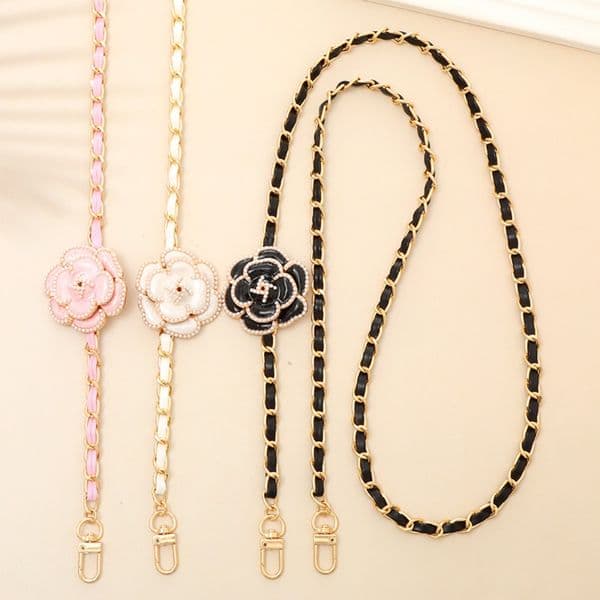 2026 New Fashion Anti-Lost Metal Leather Mobile Phone Chain Long Cellphone Lanyard Women Alloy Ring Telephone Hanging Cord outdoor Free Shipping