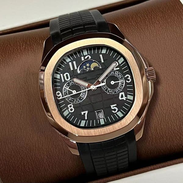 Luxury Business Designer Automatic Mechanical Movement Rubber Strap Classic Watch Fashion Mens Accessories automatic men watch