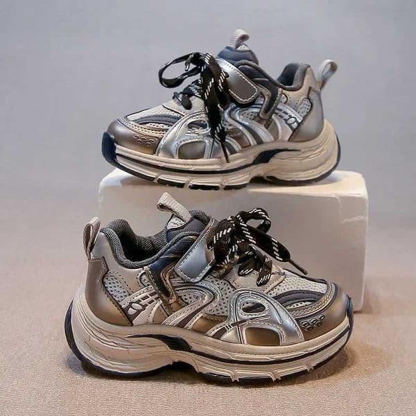 2025 New Fashion Childrens Basketball Shoes Non-slip Students Running Shoes Thick Soft Sole Kids Sports Shoes Mesh Breathable Z250714