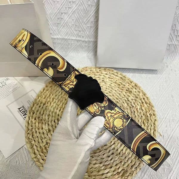 Best Designer Belt Style Width 3.8cm Men's Women's Luxury Classic Needle Gold and Silver Buckle with Multiple Color Options Very Good