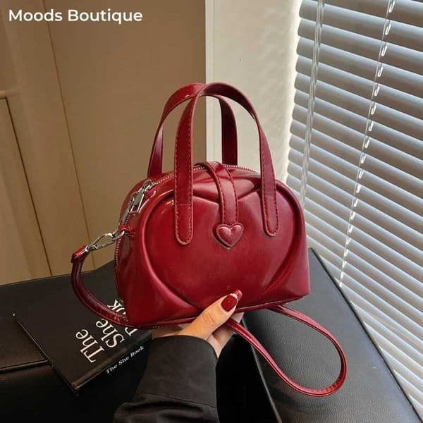 Sweet Decored Mini Shoulder Crossbody Bags For Women 2025 Lat Designer Handbags Luxury Pure Color Top-handle Saddle Bag Y250714