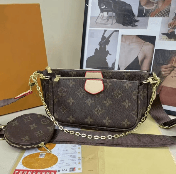 2025 Luxurys Designer Bag 3 Multi FELICIE POCHETTE Chain Bags Handbags Crossbody Purse Fashion Women Shoulder Bags Lady Totes Bag Woman Wallet Female backpack