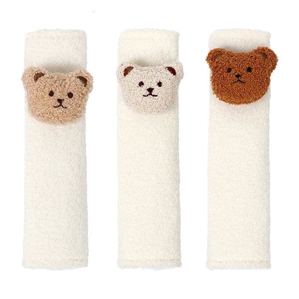 1PC Car Styling Seat Belt Cover Cartoon Bear Safety Belt Protector Comfort Plush Shoulder Strap Harness Cushion Pad For Child 250715