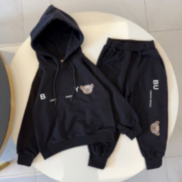 Baby Hoodies Toddler Tracksuit Kids Clothes Hood Kid Set Sweaters Luxury Child Sweater Top Quality School Partydress Girl Boy Clothes Sportswear