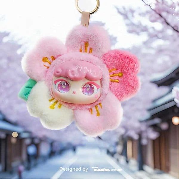 New Meow Plush Doll Trend Blind Box Series Flower Modeling Doll Cute Key Chain Backpack Pendant Id Card Cute Image Gift X2507151