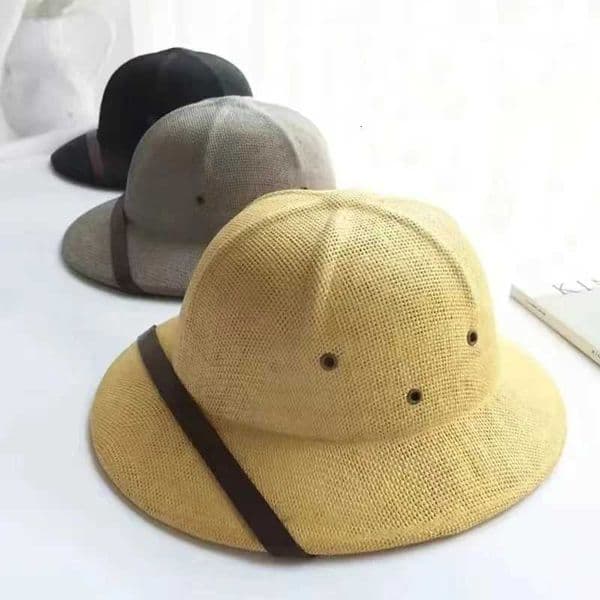 Novel Mens Str Hat Vietnam War Era Military C Dad Boat Hat Hunting Jungle Miner Hat Unique Sunshade Casual Outdoor C W250715