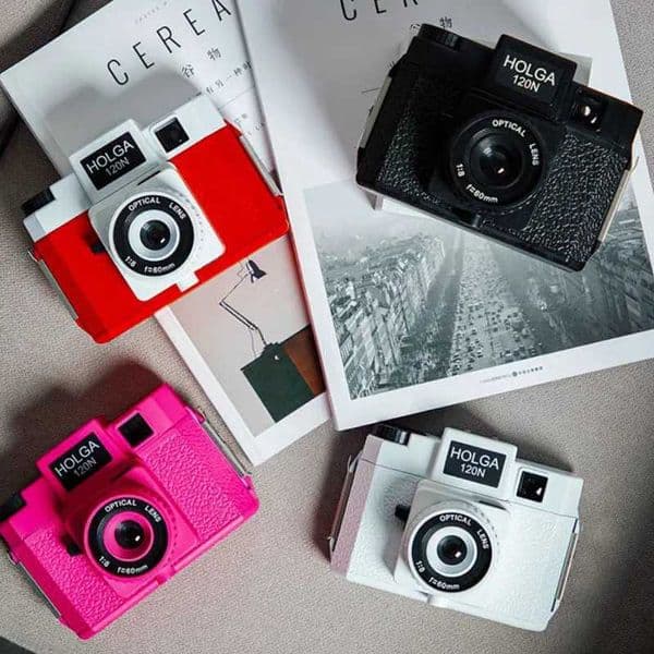 Retro Light Leak HOA 120 Film Camera Color 120N Medium Format Camera Lomography Lomo Fujifilm Pink e XJ250715