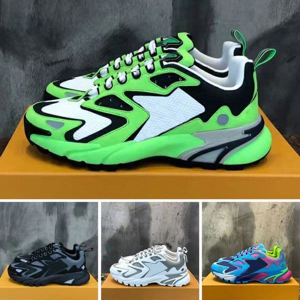 2024 Men's Runner Tatic Sneaker Running Shoes Designer Sneakers Breathable Mesh Textile Suede Calf Leather Luxury Trainer Comfortable Size 38-45 g3qN#