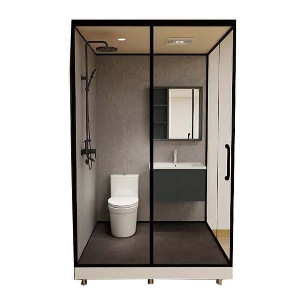 Large space integrated shower room, dry wet separation, mobile bathroom, integrated insulation shower room