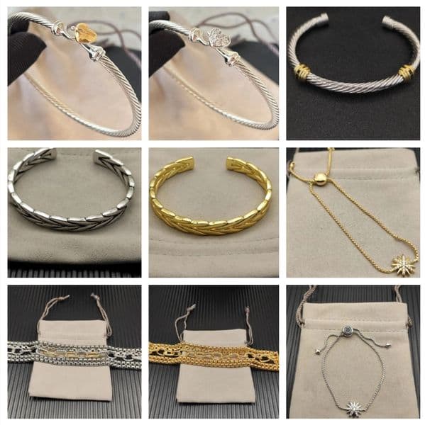 Fashion Unisex Necklace Earrings for New Fashion Clothing Women Bangles Designer Necklaces with box Cool Guy Jewelry Wedding Jewelries