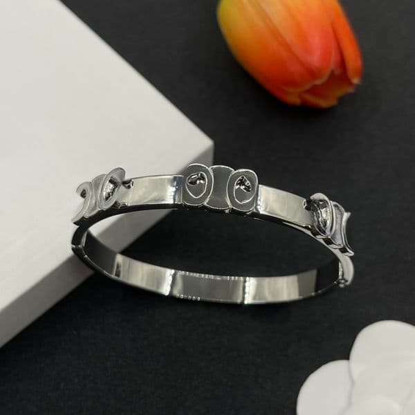 Bracelet Designer - Female Bracelet Jewelry Designer - Metal Bracelet - Double-Size Model - Gold and Silver Color Bracelet - Optional Original Pieces