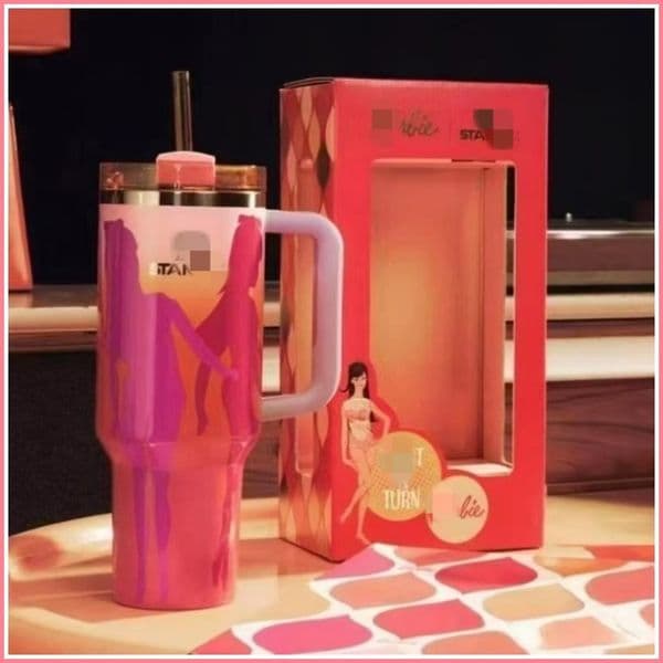 Drand 40oz /1.18L Stainless Steel Insulated Cup Bottles Drinkware Insulated Cup With Straw And Lid Large Capacity Car Cup Tibial Drive Design Toy & Hobby Accessory