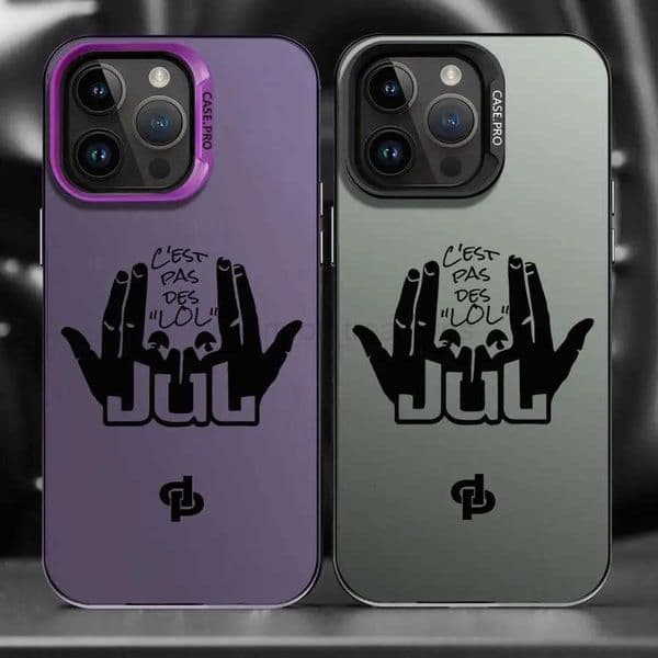 Phone Case for iPhone 11 14 16Pro 16e XR 13 Pro MAX 14Pro XS MAX 12 15 Soft Cover 12Pro 16 Plus 11Pro J-JuL Cest Pas Des Lol M250716