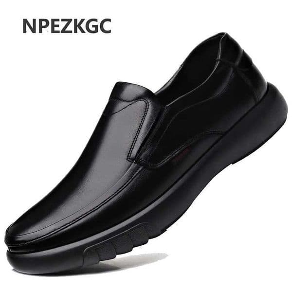 Handmade Men Shoes Genuine Leather Casual Shoes For Men Flat Platform Walking Shoes Loafers Breathable Sneakers Mens Shoes W250716
