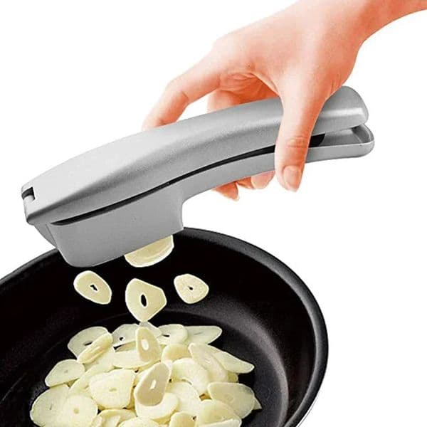 2 In 1 Multifunctional Garlic Press Garlic Slicer Zinc Alloy Manual Kitchen Gadget and Accessories Gadgets for Home 250715