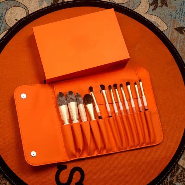 Twee-Piece Makeup Brush Set Wool Manufactured Box Packaging Home Office Gift Giving For Women 255
