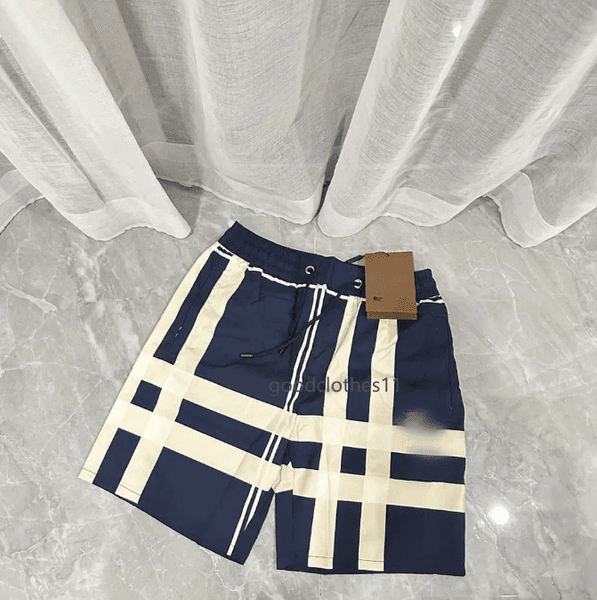 2025 Mens Shorts Summer Classic Brand Designer Shorts Man Plaid Casual Beach Breathable Swim Vintage Check Technical Twill Shorts Plus Asian Size M-3XL y2