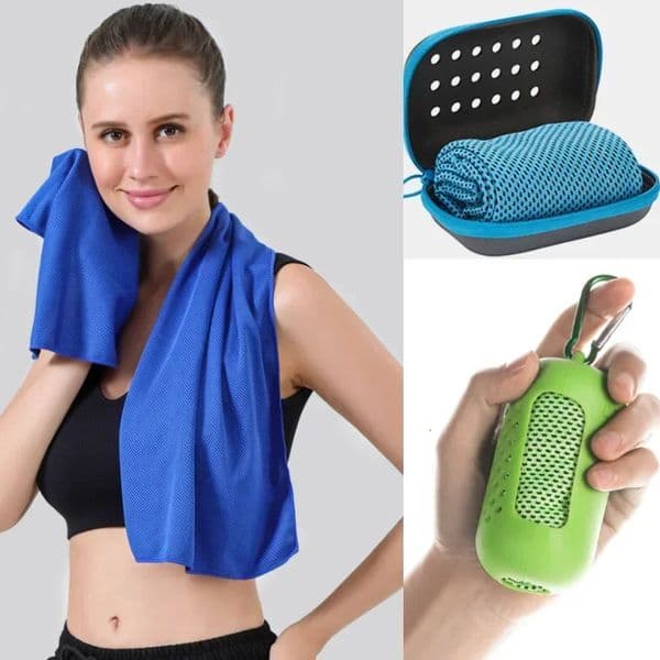 4000 PCS Quick Dry Cool Towel Portable Mini Silica Gel Set Cold Polyester Fiber Outdoor Cooling Fitness Sports Gym Running 250711