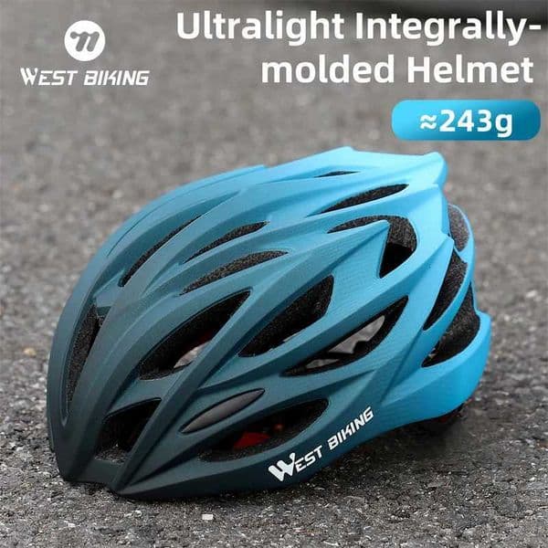 WEST BIKING Ultralight Cycling Helmet Integrally-molded Men Women Racing Helmet Bicycle Safety MTB Road Bike Accessories Z250717